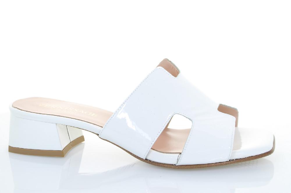 Soffice Sogno Ciabatta In Pelle Effetto Vernice