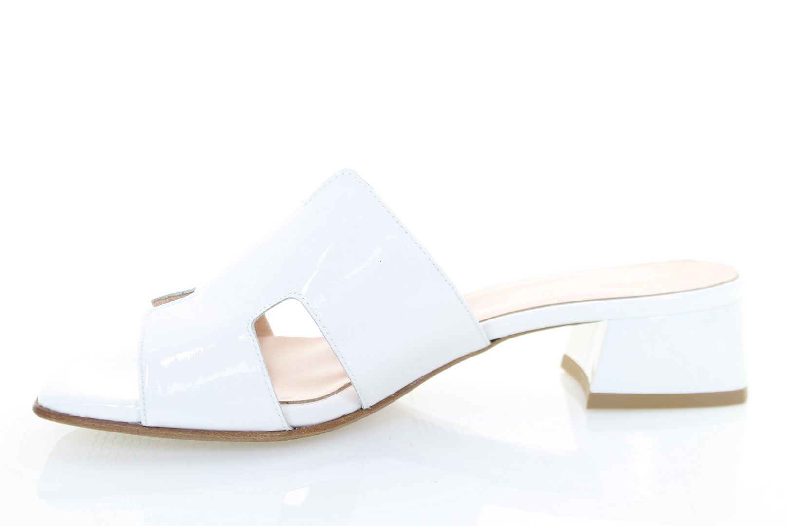 Soffice Sogno Ciabatta In Pelle Effetto Vernice