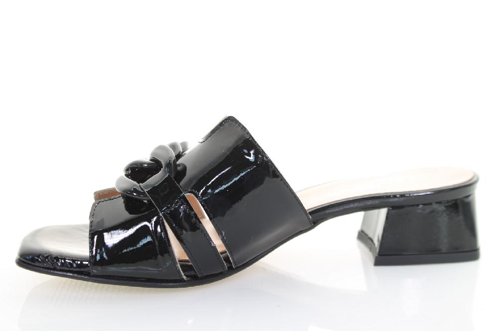 Soffice Sogno Ciabatta In Pelle Effetto Vernice