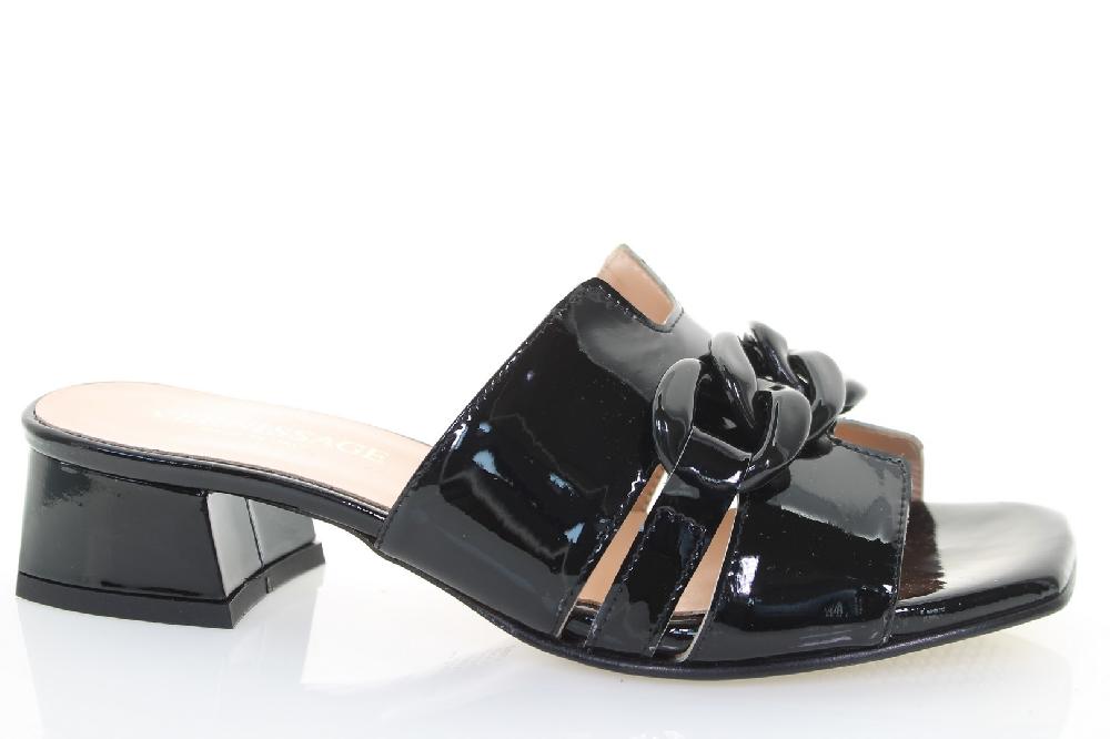 Soffice Sogno Ciabatta in pelle effetto vernice