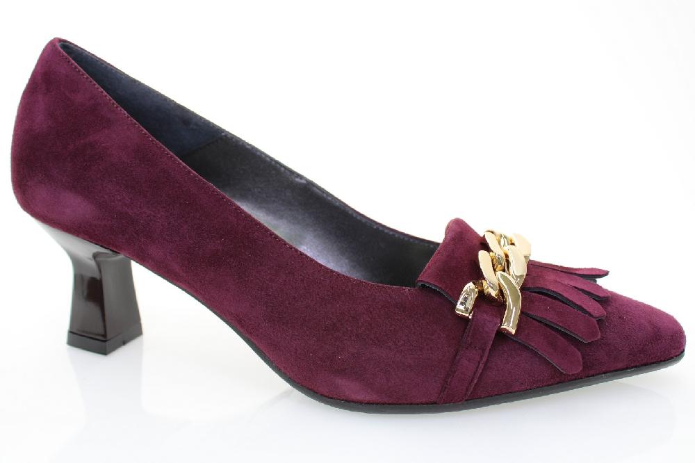 Soffice Sogno Décolleté in camoscio con frangia