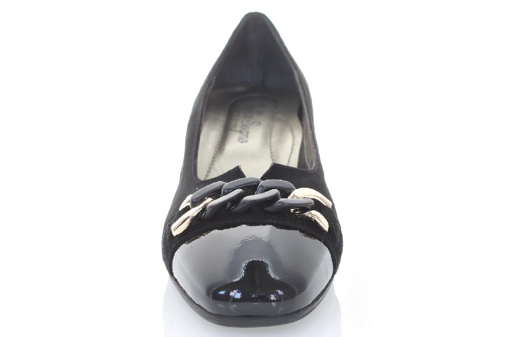 Soffice Sogno Décolleté In Camoscio E Vernice