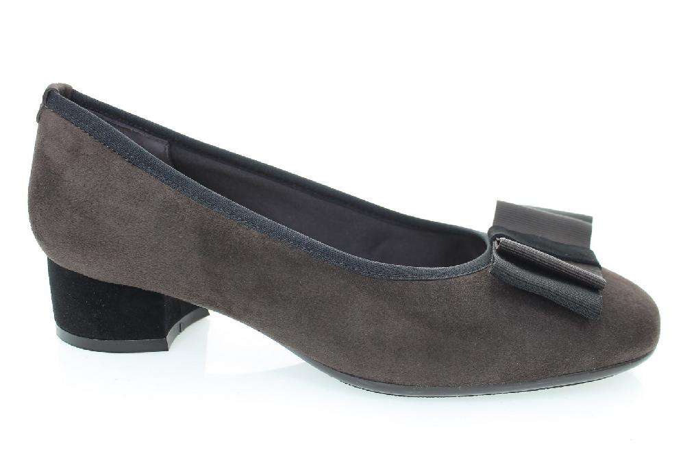 Soffice Sogno Décolleté In Camoscio Tacco Basso