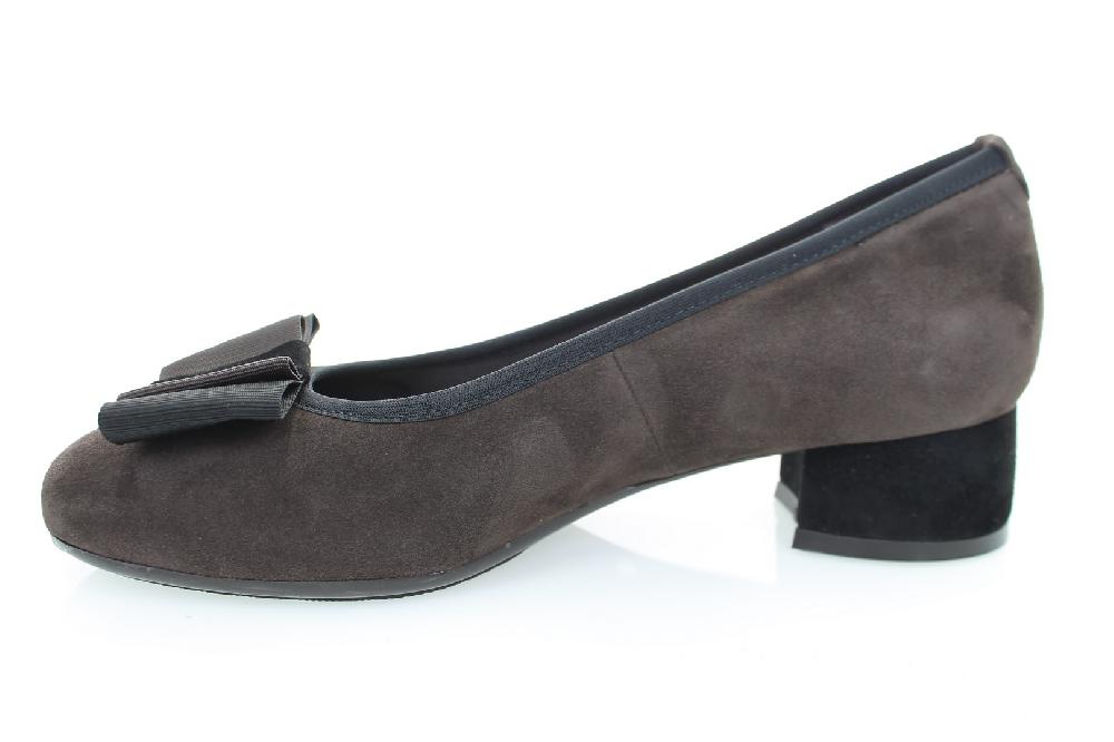 Soffice Sogno Décolleté In Camoscio Tacco Basso