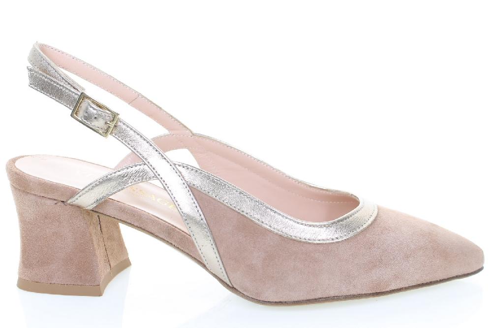 Soffice Sogno Décolleté semi aperta in camoscio