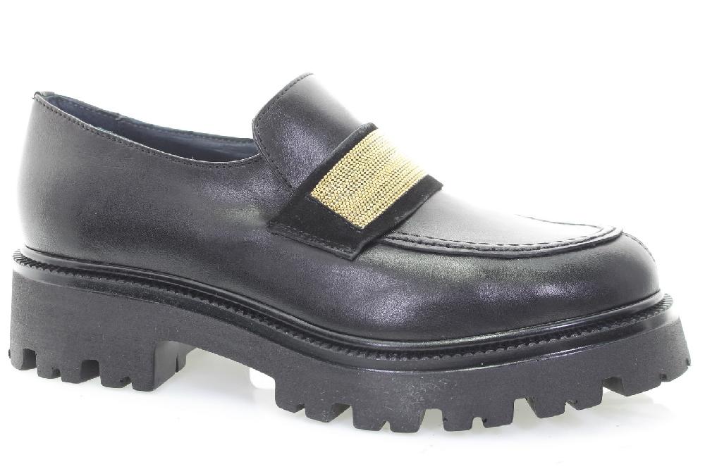 Soffice Sogno Mocassino In Pelle Con Ornamento