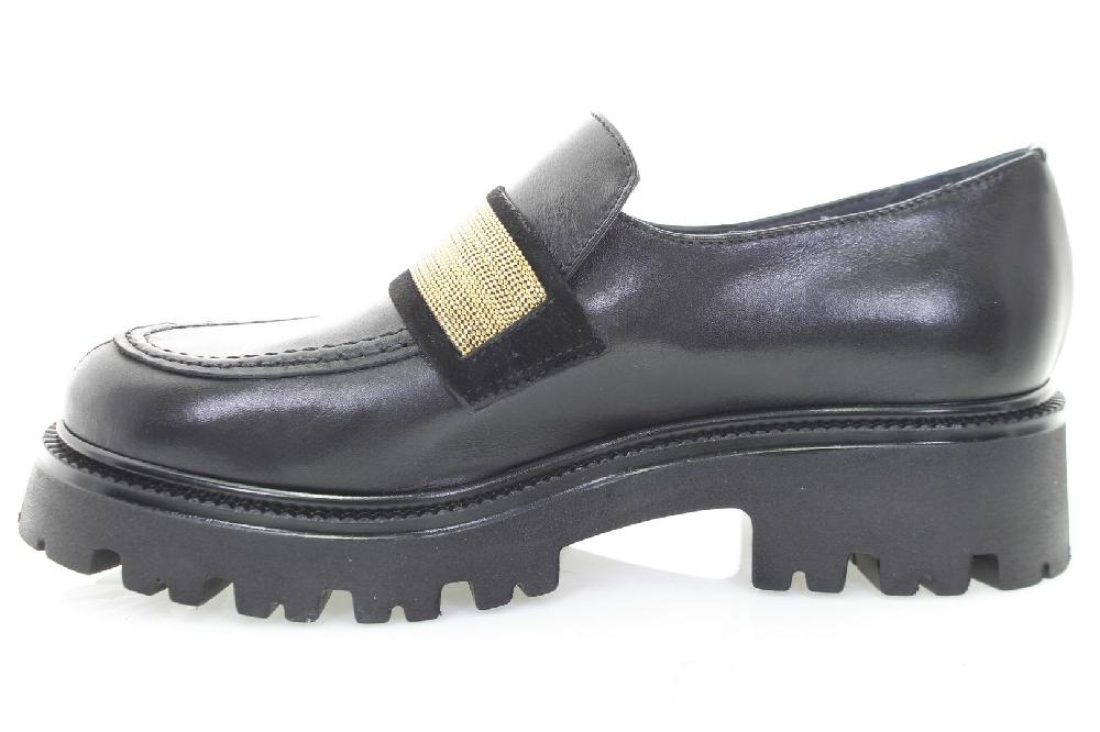 Soffice Sogno Mocassino In Pelle Con Ornamento