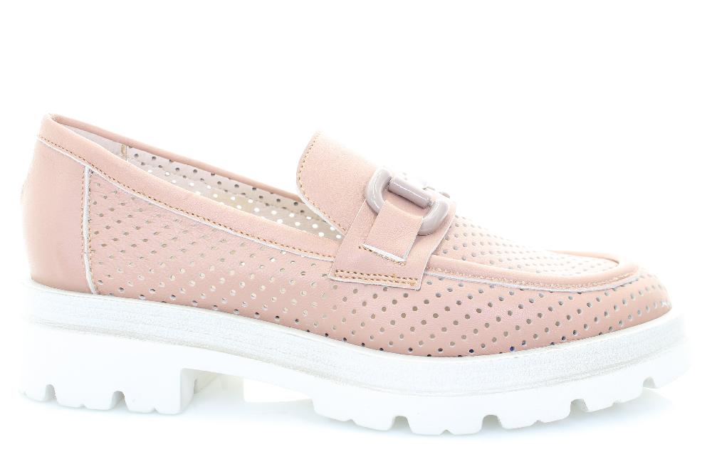 Soffice Sogno Mocassino In Pelle Traforata