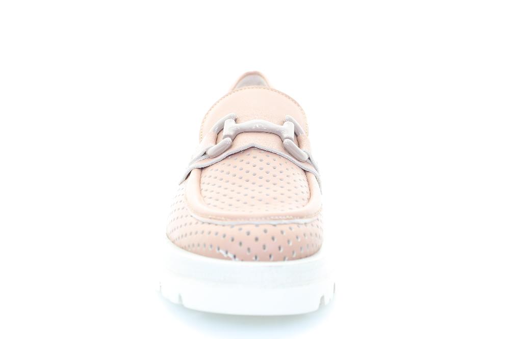 Soffice Sogno Mocassino In Pelle Traforata