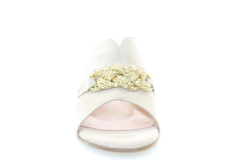 Soffice Sogno Sabot Spuntato In Camoscio