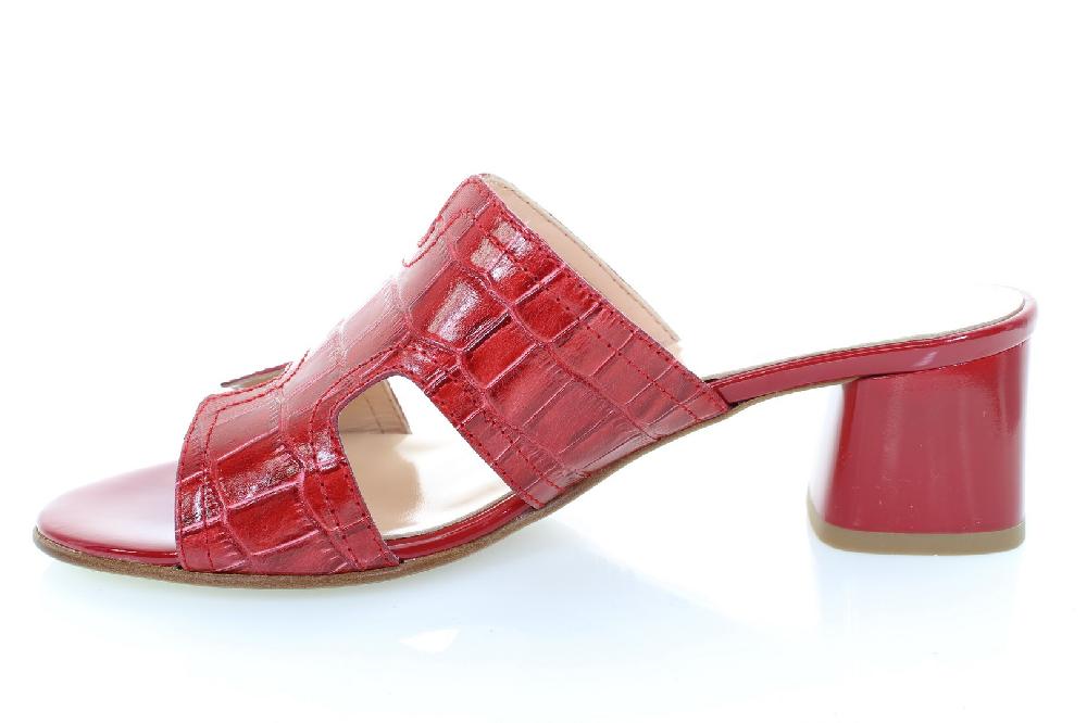 Soffice Sogno Sabot Spuntato In Pelle Stampata