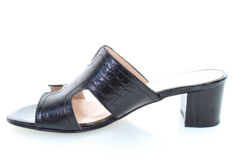 Soffice Sogno Sabot Spuntato In Pelle Suola Cuoio