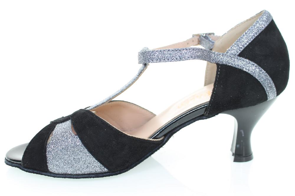 Soffice Sogno Sandalo Da Ballo In Camoscio