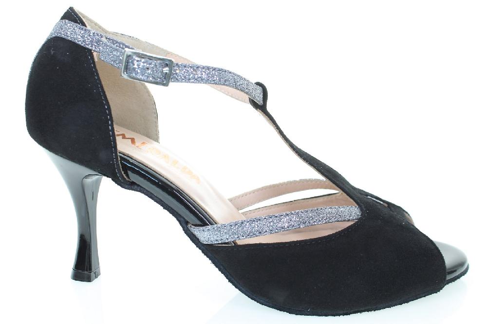 Soffice Sogno Sandalo Da Ballo In Camoscio