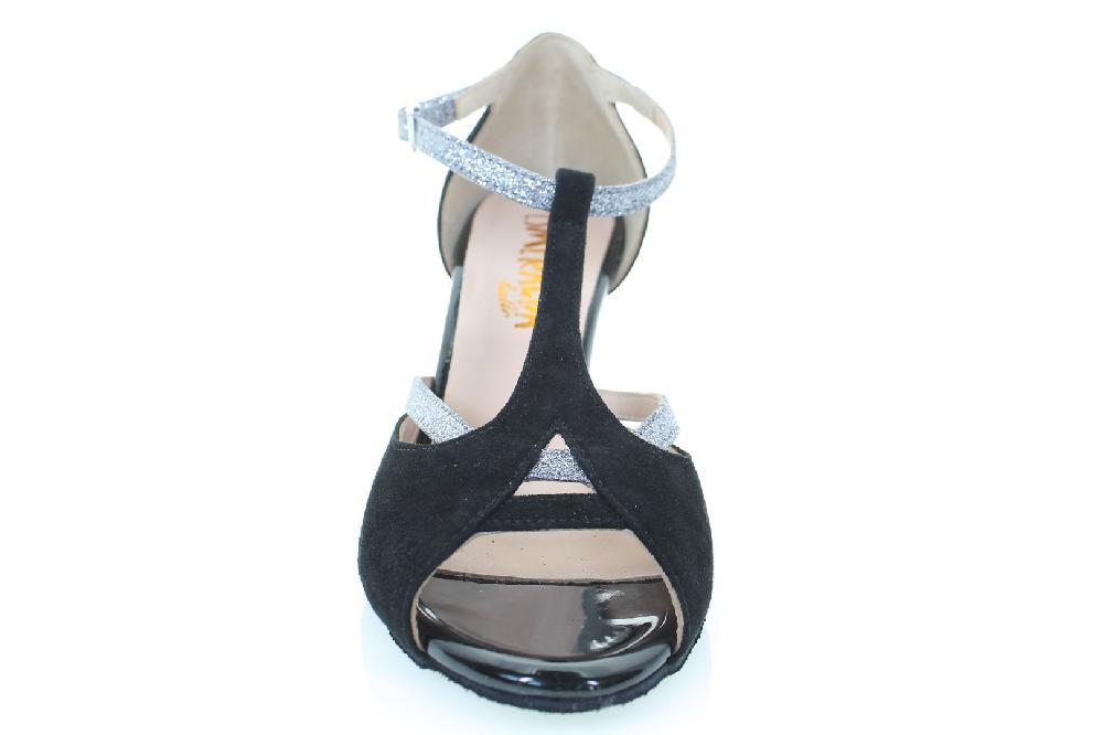 Soffice Sogno Sandalo Da Ballo In Camoscio