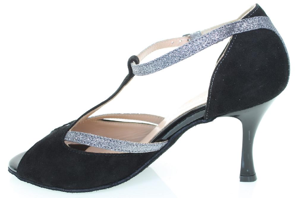 Soffice Sogno Sandalo Da Ballo In Camoscio