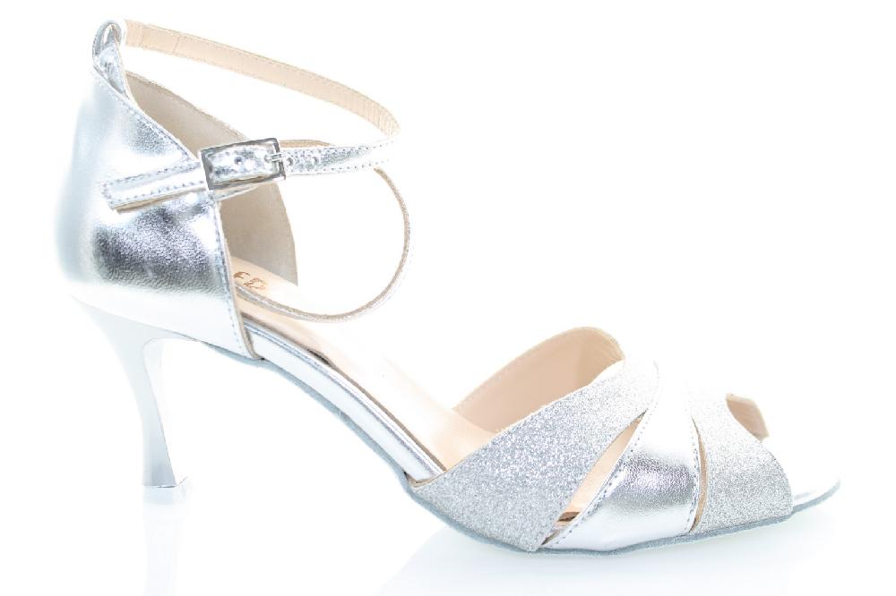 Soffice Sogno Sandalo Da Ballo In Pelle Laminata