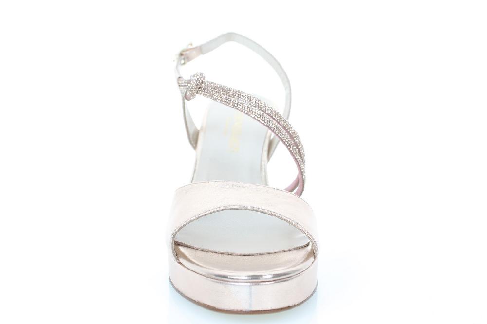 Soffice Sogno Sandalo Elegante In Pelle Laminata