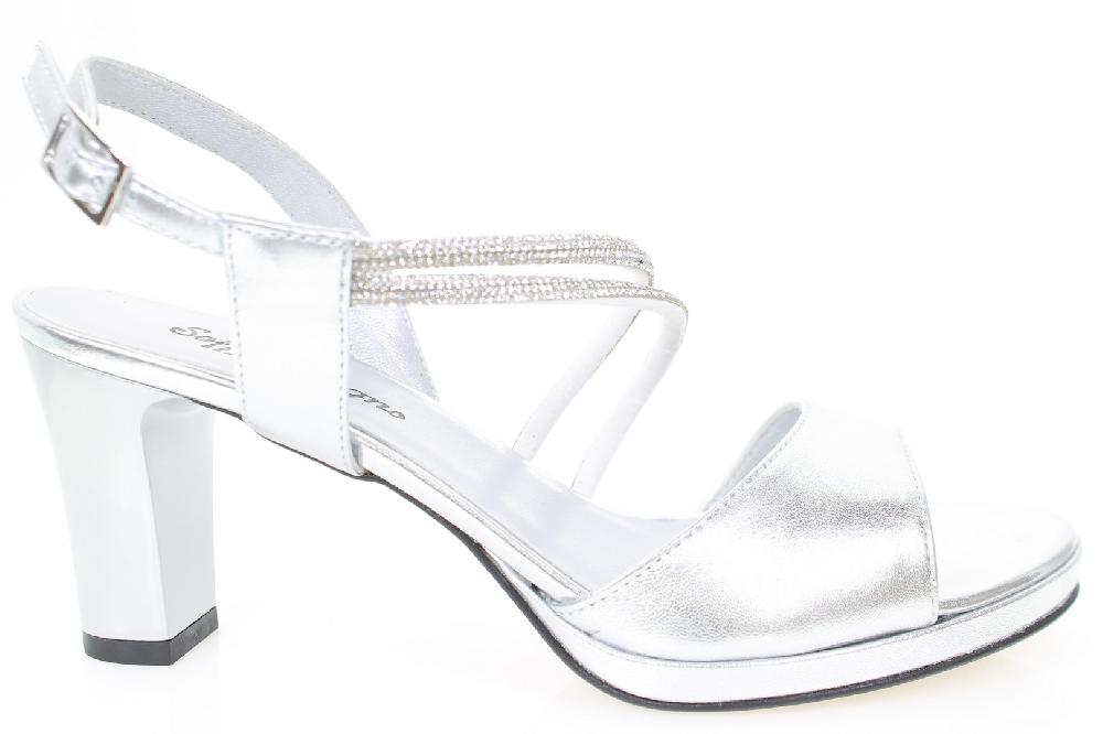 Soffice Sogno Sandalo elegante in pelle laminata