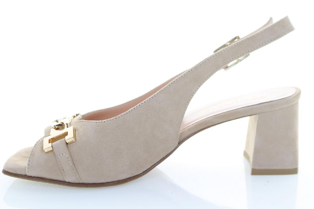 Soffice Sogno Sandalo In Camoscio Con Accessorio