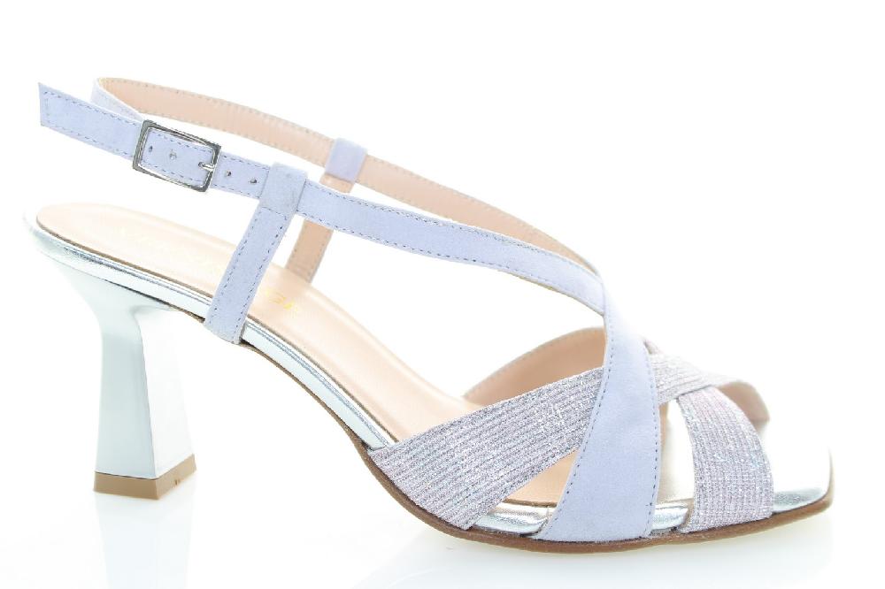 Soffice Sogno Sandalo in camoscio e tessuto