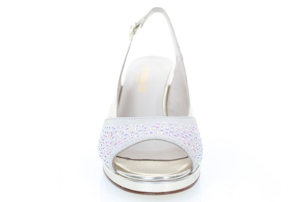 Soffice Sogno Sandalo In Laminato E Camoscio