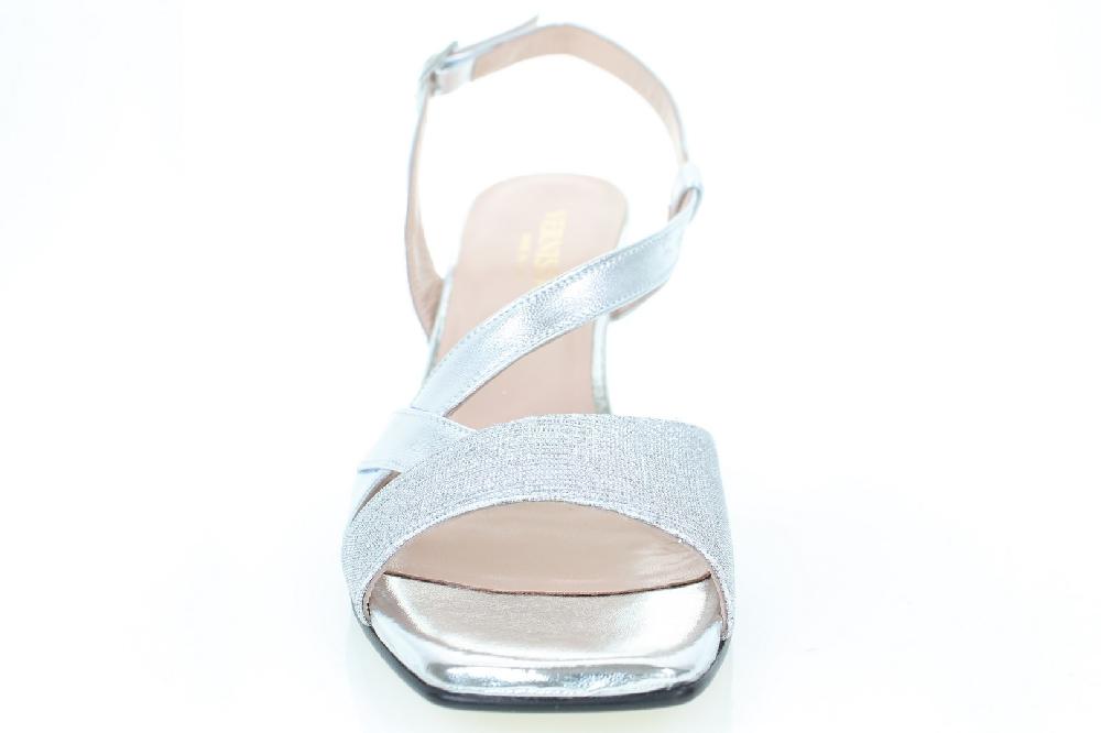 Soffice Sogno Sandalo In Laminato E Tessuto