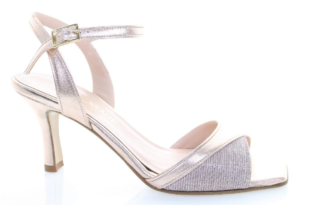 Soffice Sogno Sandalo In Laminato E Tessuto