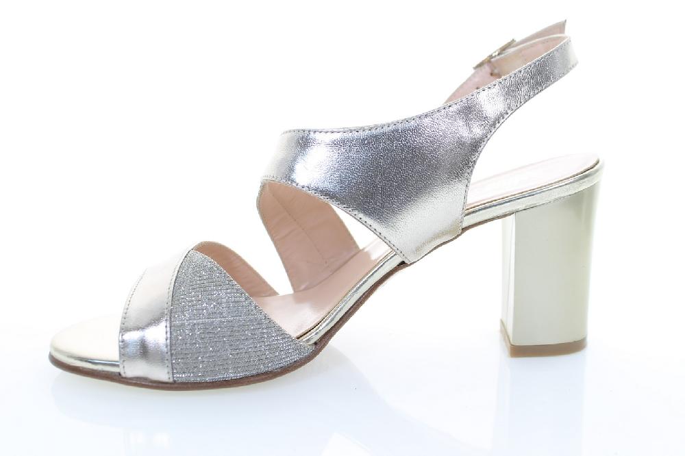 Soffice Sogno Sandalo In Laminato E Tessuto