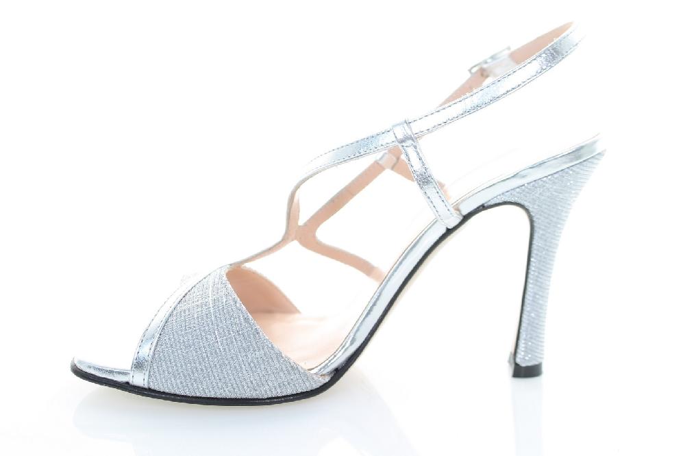 Soffice Sogno Sandalo In Pelle Effetto Laminato