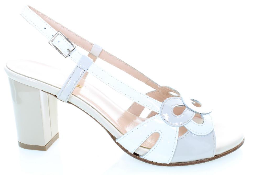 Soffice Sogno Sandalo in pelle effetto vernice