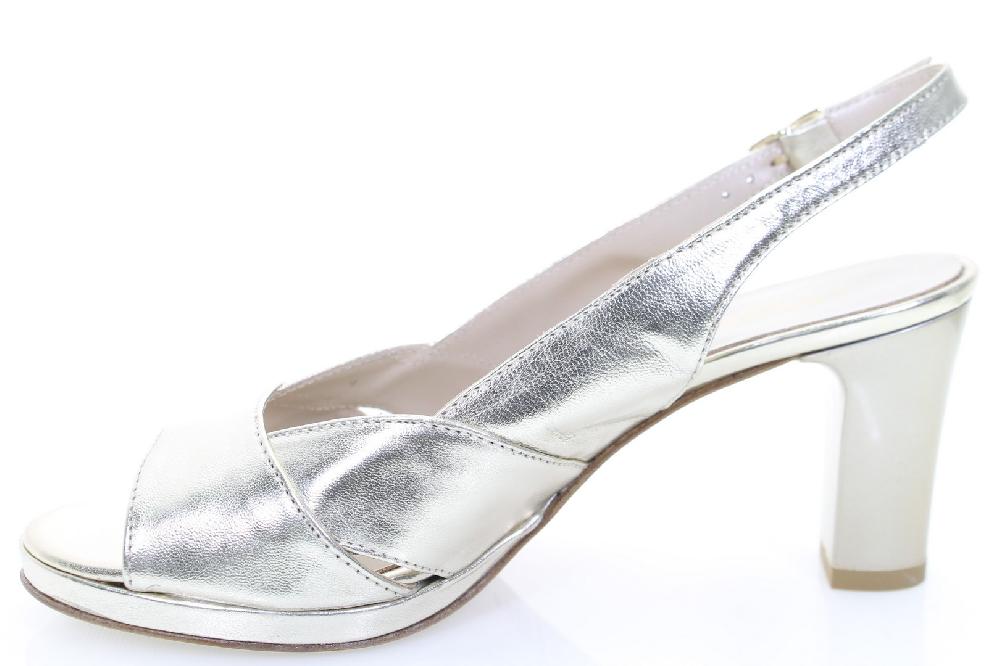 Soffice Sogno Sandalo In Pelle Laminata