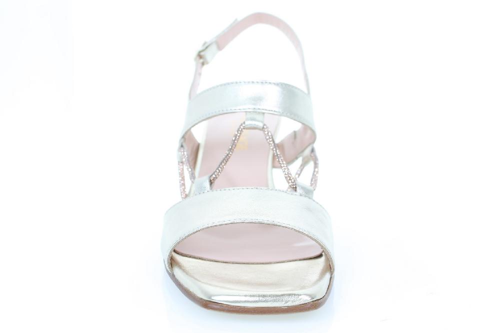 Soffice Sogno Sandalo In Pelle Laminata