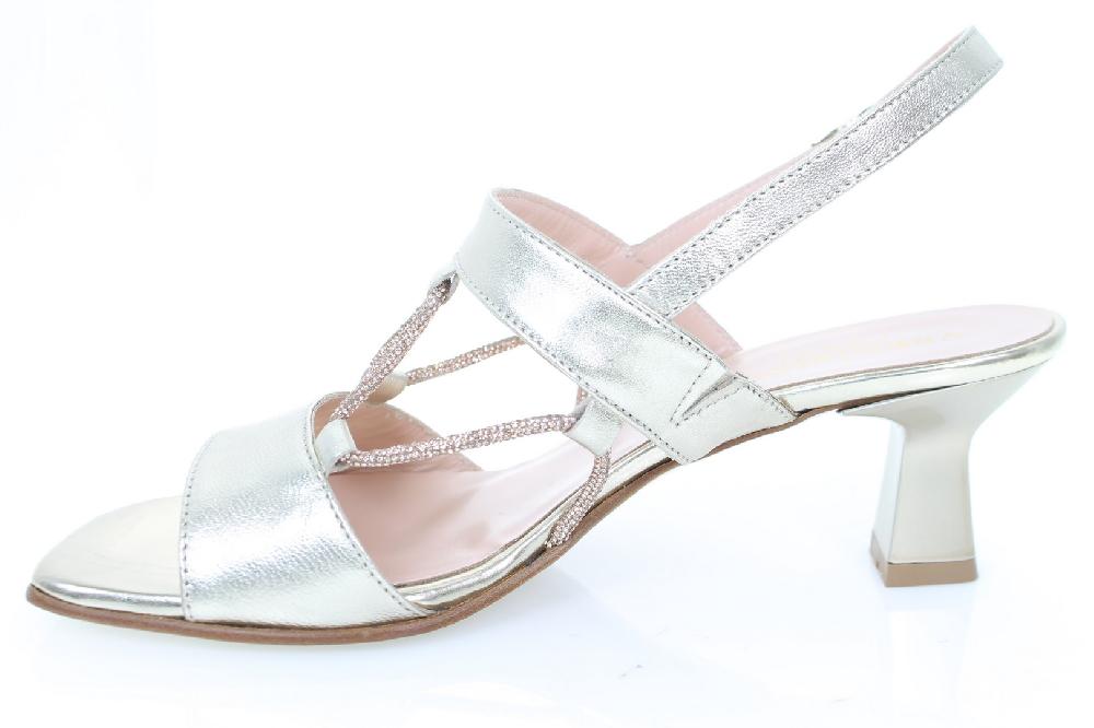 Soffice Sogno Sandalo In Pelle Laminata