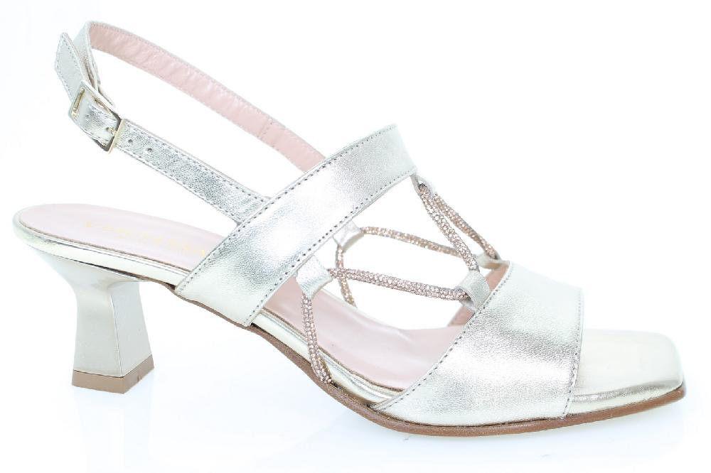 Soffice Sogno Sandalo in pelle laminata