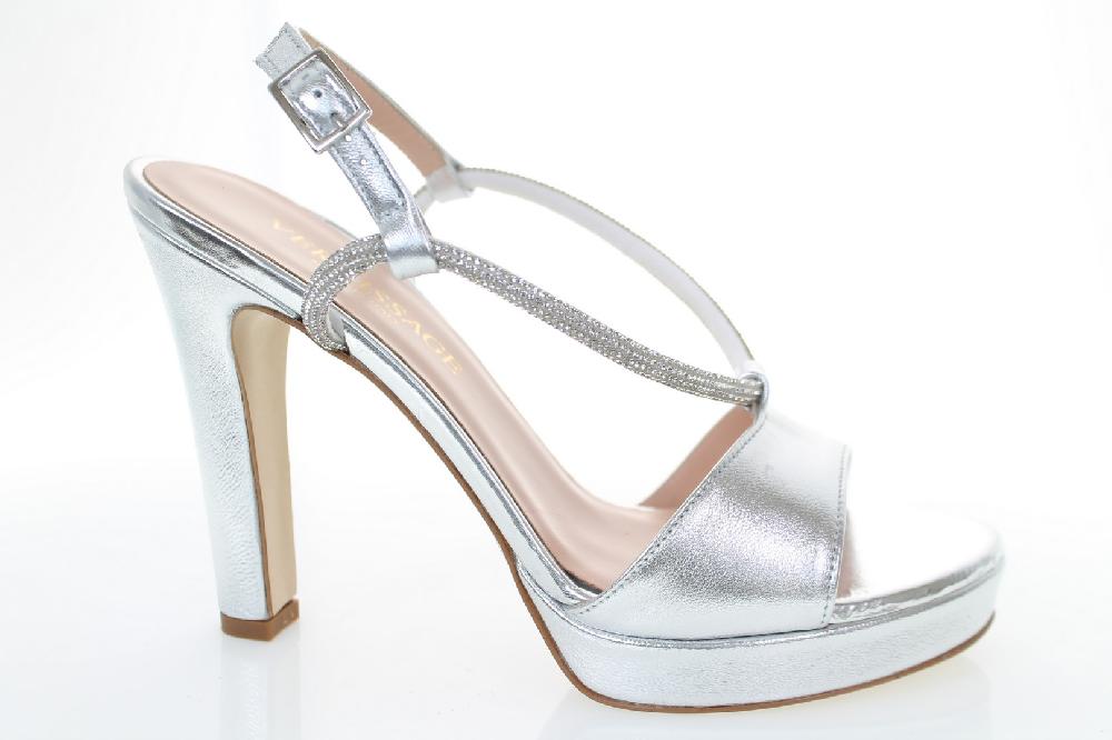 Soffice Sogno Sandalo In Pelle Laminata