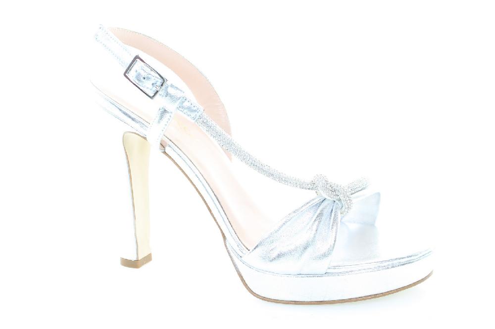 Soffice Sogno Sandalo In Pelle Laminata