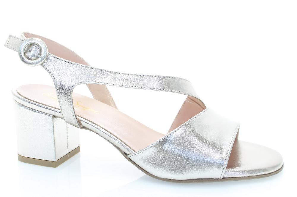 Soffice Sogno Sandalo In Pelle Laminata