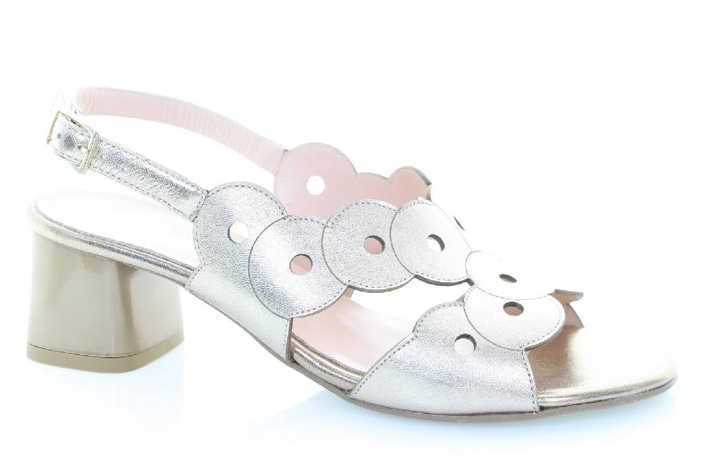 Soffice Sogno Sandalo In Pelle Laminata