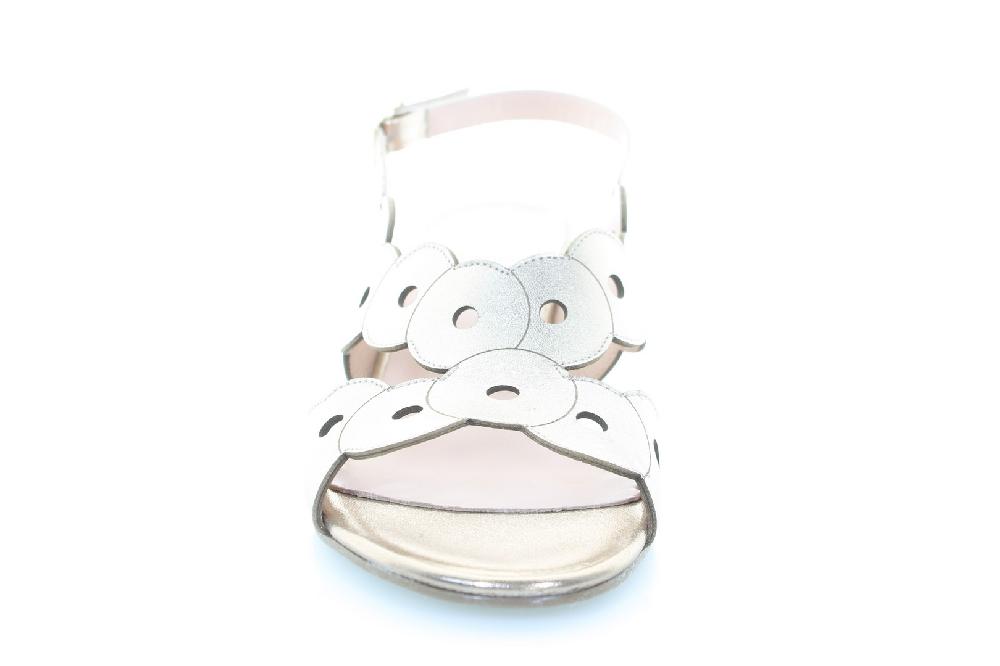 Soffice Sogno Sandalo In Pelle Laminata