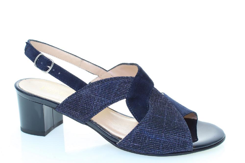 Soffice Sogno Sandalo in pelle scamosciata e tess