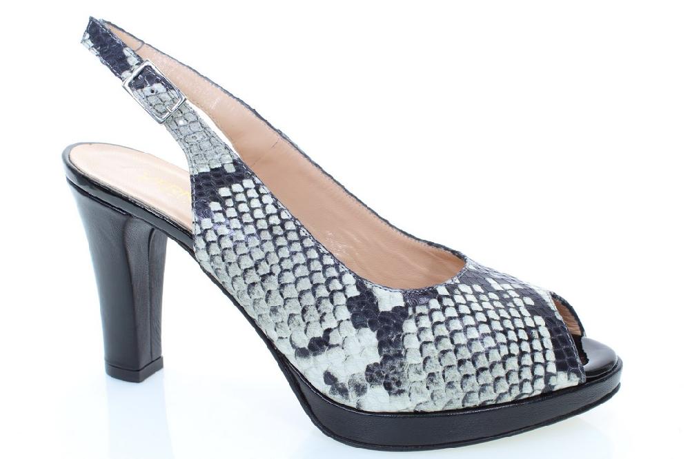 Soffice Sogno Sandalo In Pelle Stampa Pitone