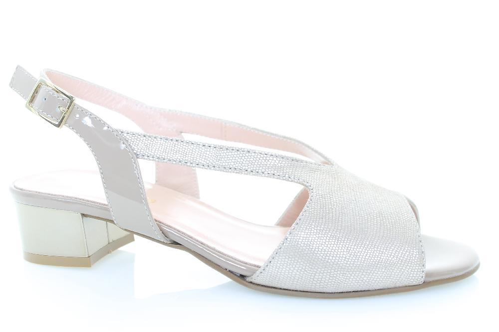 Soffice Sogno Sandalo In Pelle Stampata