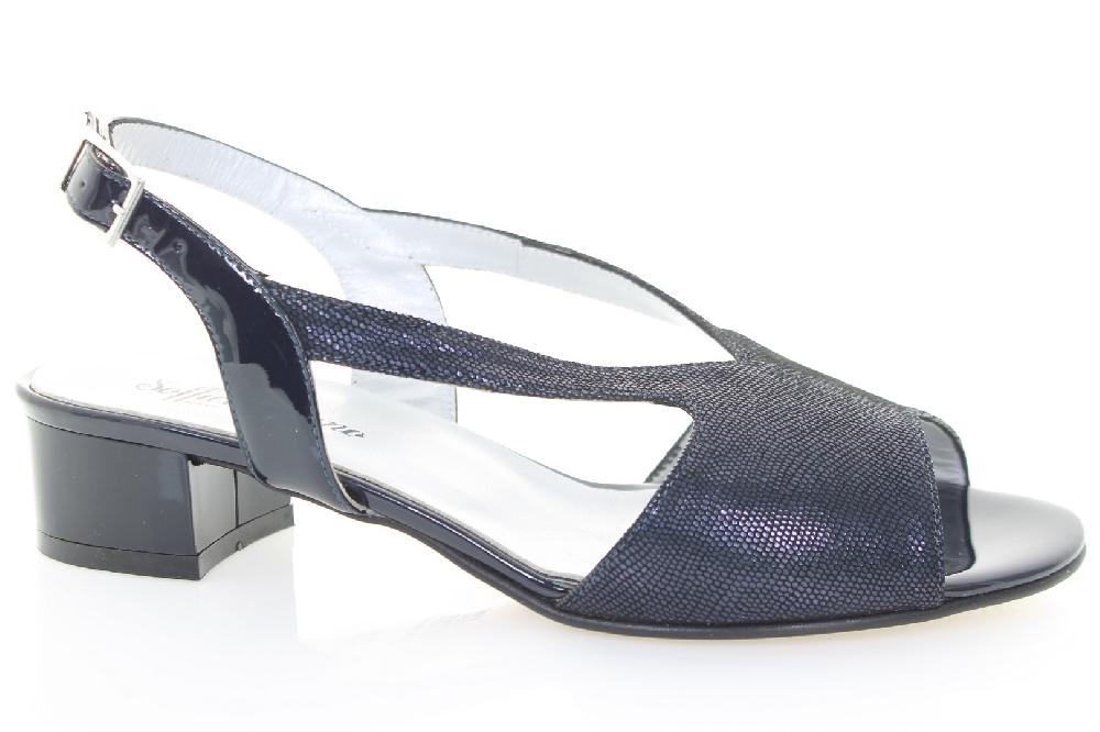 Soffice Sogno Sandalo in pelle stampata