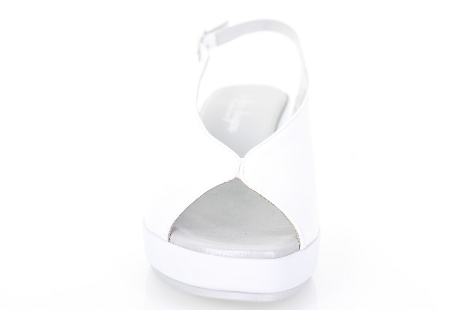 Soffice Sogno Sandalo In Pelle Su Zeppa