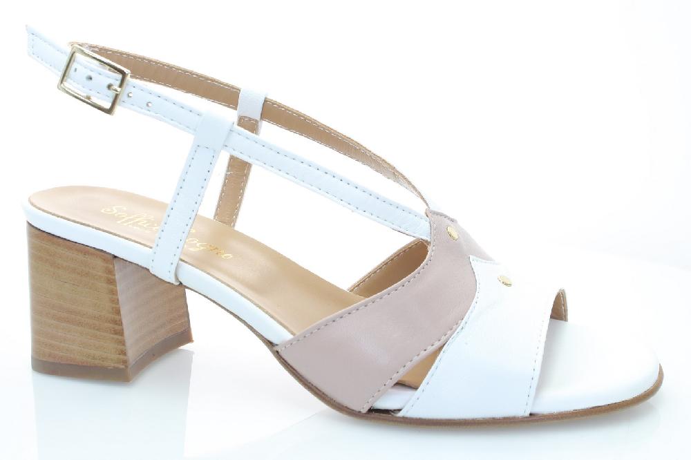 Soffice Sogno Sandalo in pelle suola cuoio