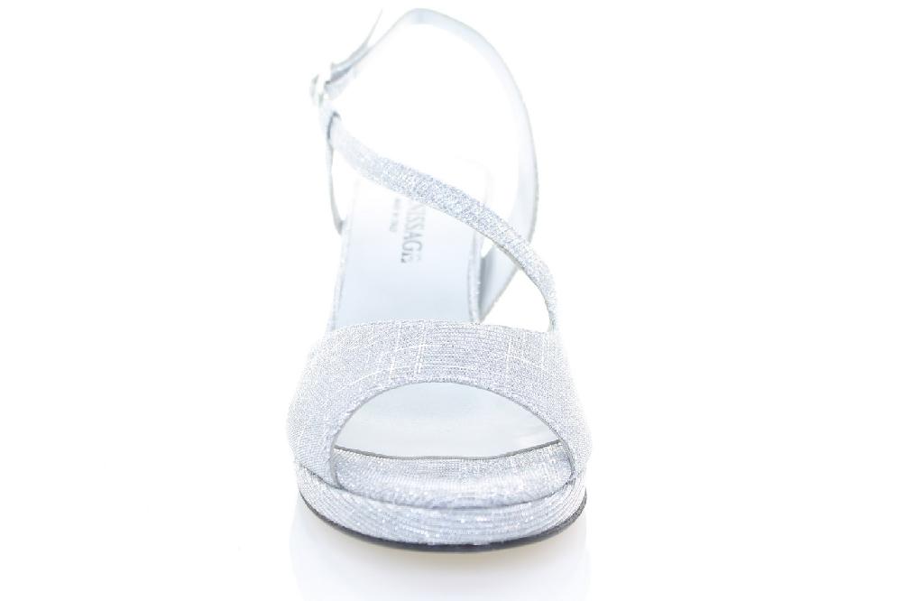 Soffice Sogno Sandalo In Tessuto Con Plateau