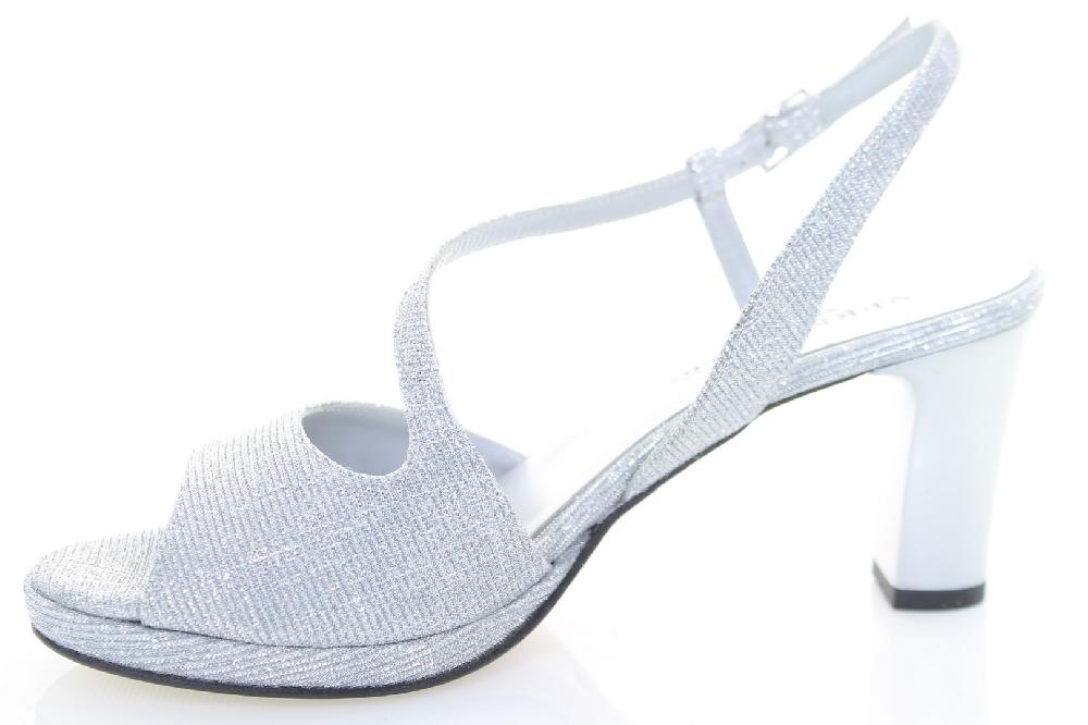 Soffice Sogno Sandalo In Tessuto Con Plateau