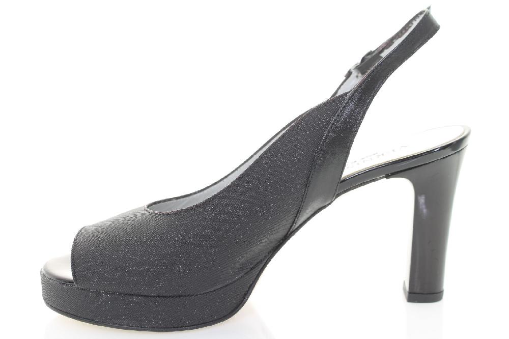 Soffice Sogno Sandalo In Tessuto E Laminato