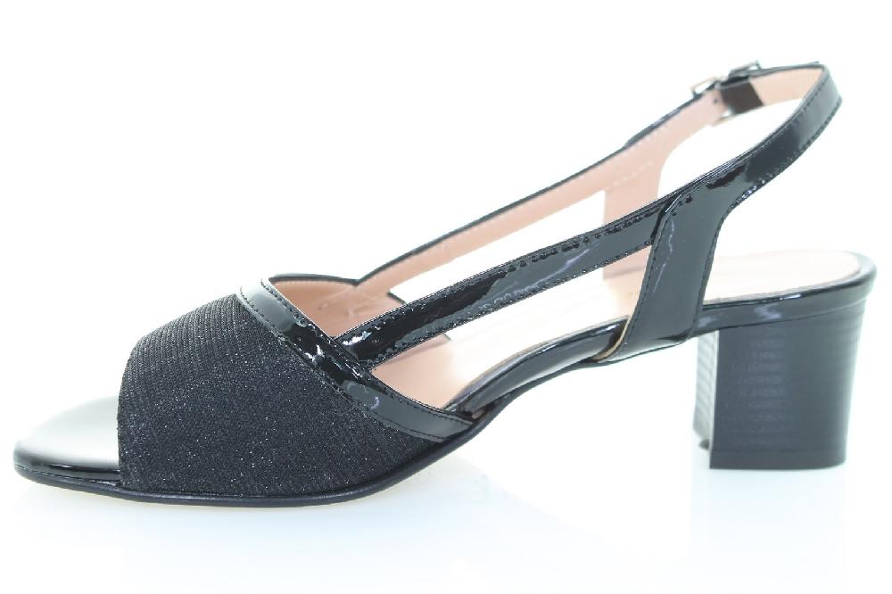 Soffice Sogno Sandalo In Tessuto E Laminato